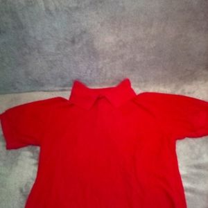 Boys red, turtle neck premium button-up size 18 20